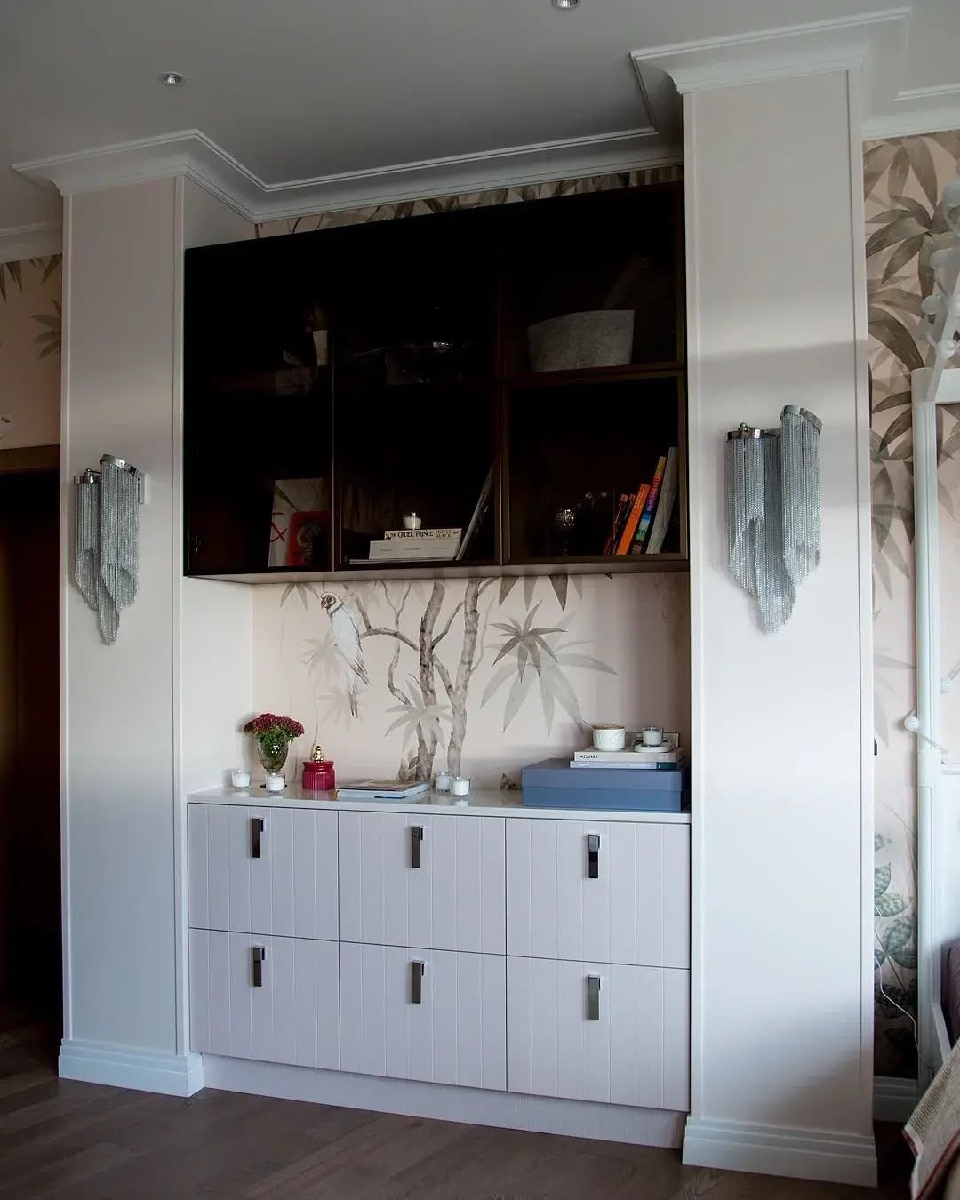 Girl's bedroom with built-in storage joinery, Dubai